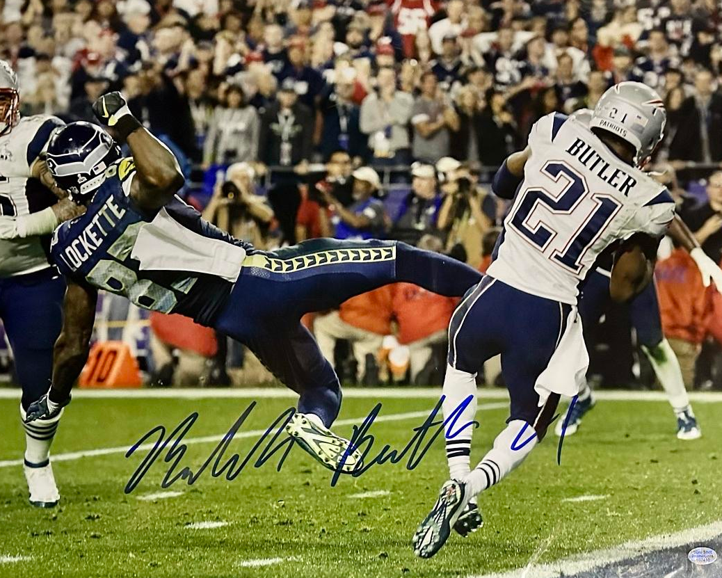 Malcolm Butler Signed 16x20 Photo New England Patriots - SureShot COA